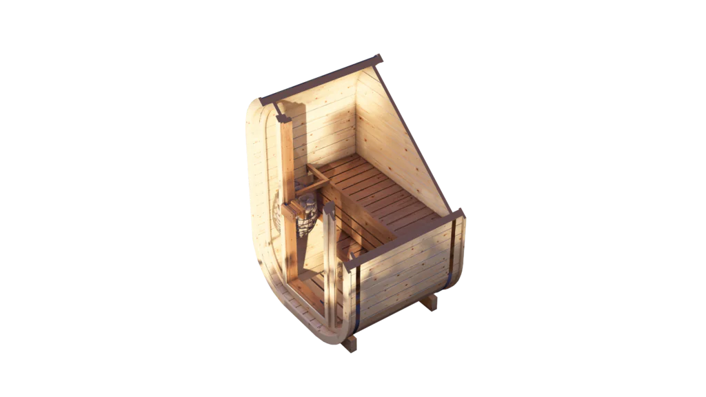 Sauna wewnętrzna ELLA H1 (szer. 113 cm) dla 1-2 osób