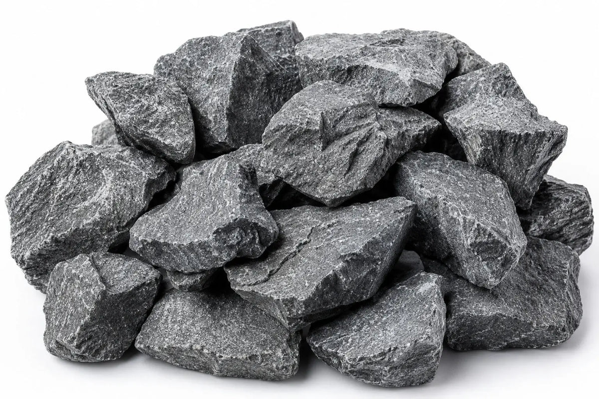 Harvia sauna stones 20kg, SAUNADO sauna accessory, real product photo