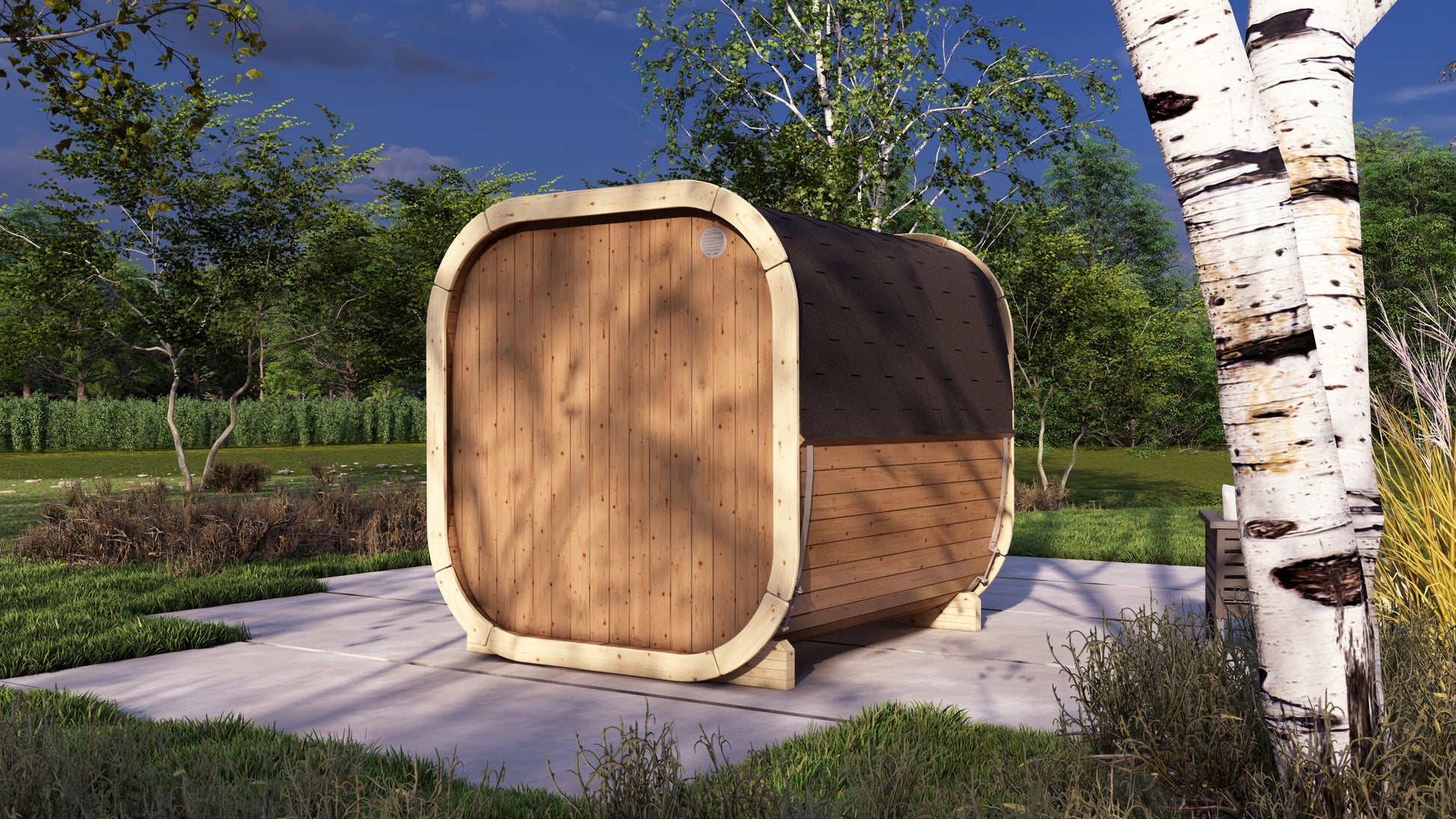 Sauna zewnętrzna ogrodowa ICON 220 dla 4-6 osób