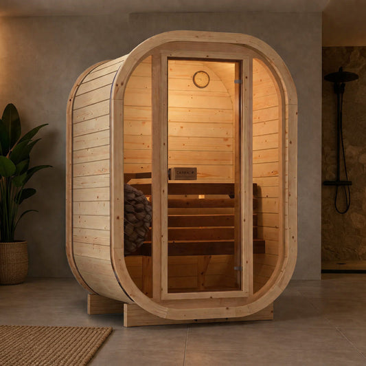 Sauna wewnętrzna ELLA H2 (szer. 130 cm) dla 1-2 osób