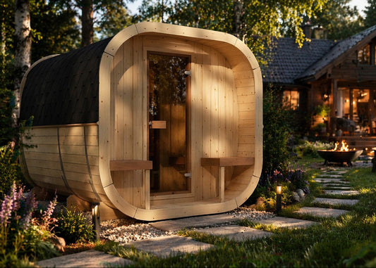 Sauna zewnętrzna ogrodowa ICON 400 dla 8-10 osób