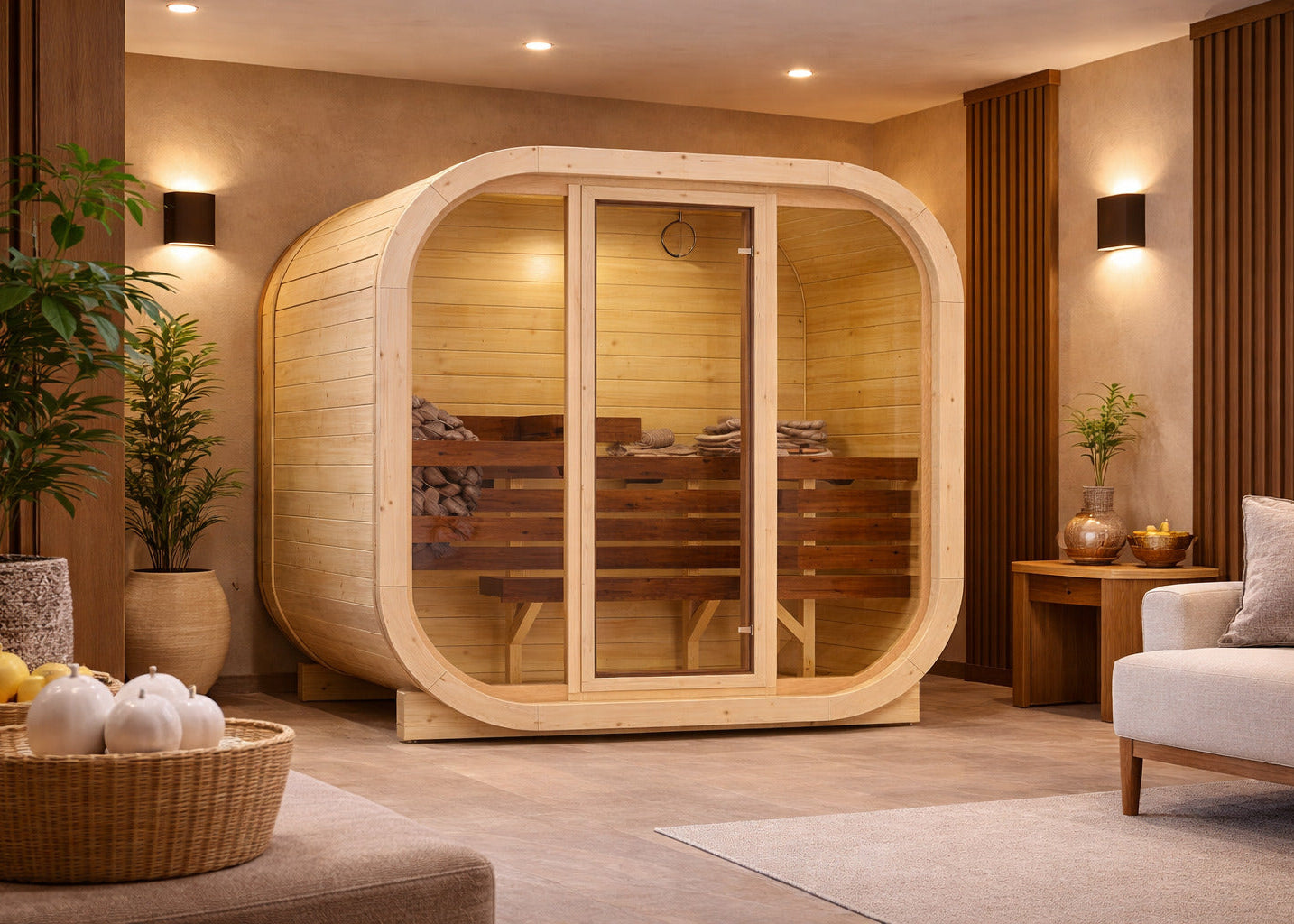 Sauna wewnętrzna ILLI H2 dla 4 osób
