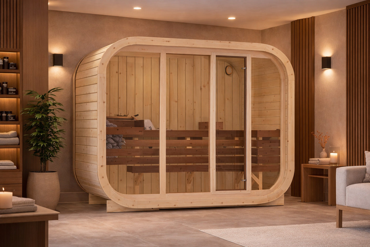 Sauna wewnętrzna ALLA H1 dla 4 osób