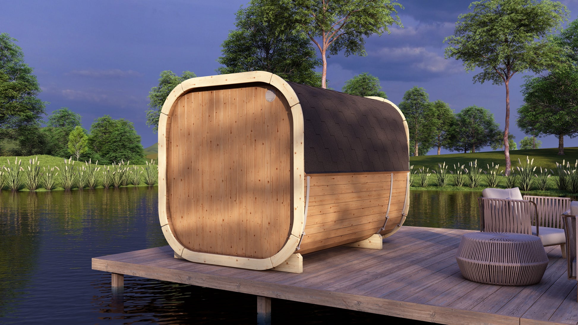 Sauna zewnętrzna ICON 280 dla 4-6 osób