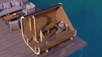 Sauna zewnętrzna ICON 280 dla 4-6 osób