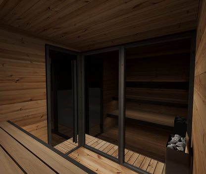 Sauna zewnętrzna ogrodowa L - HIKI