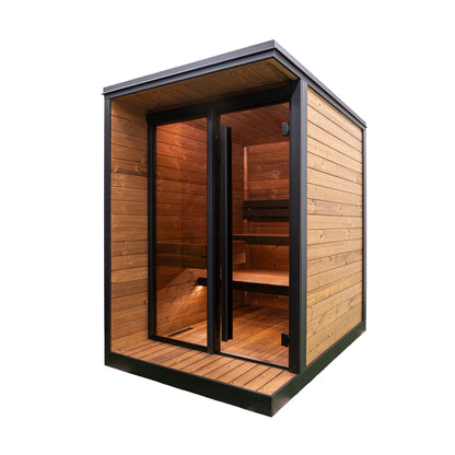 Sauna zewnętrzna ogrodowa S-HIKI dla 2-4 osób