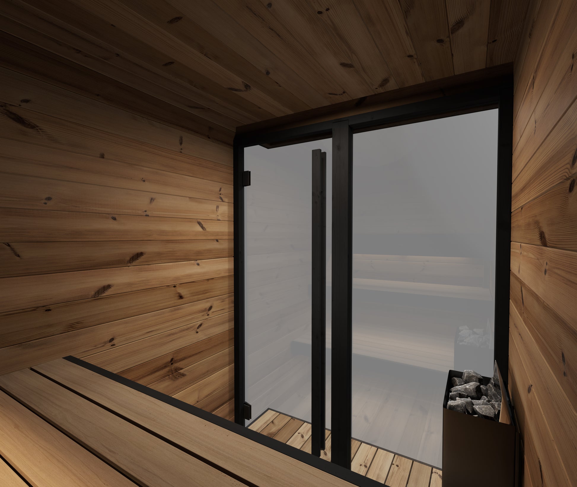 Sauna zewnętrzna ogrodowa S-HIKI dla 2-4 osób