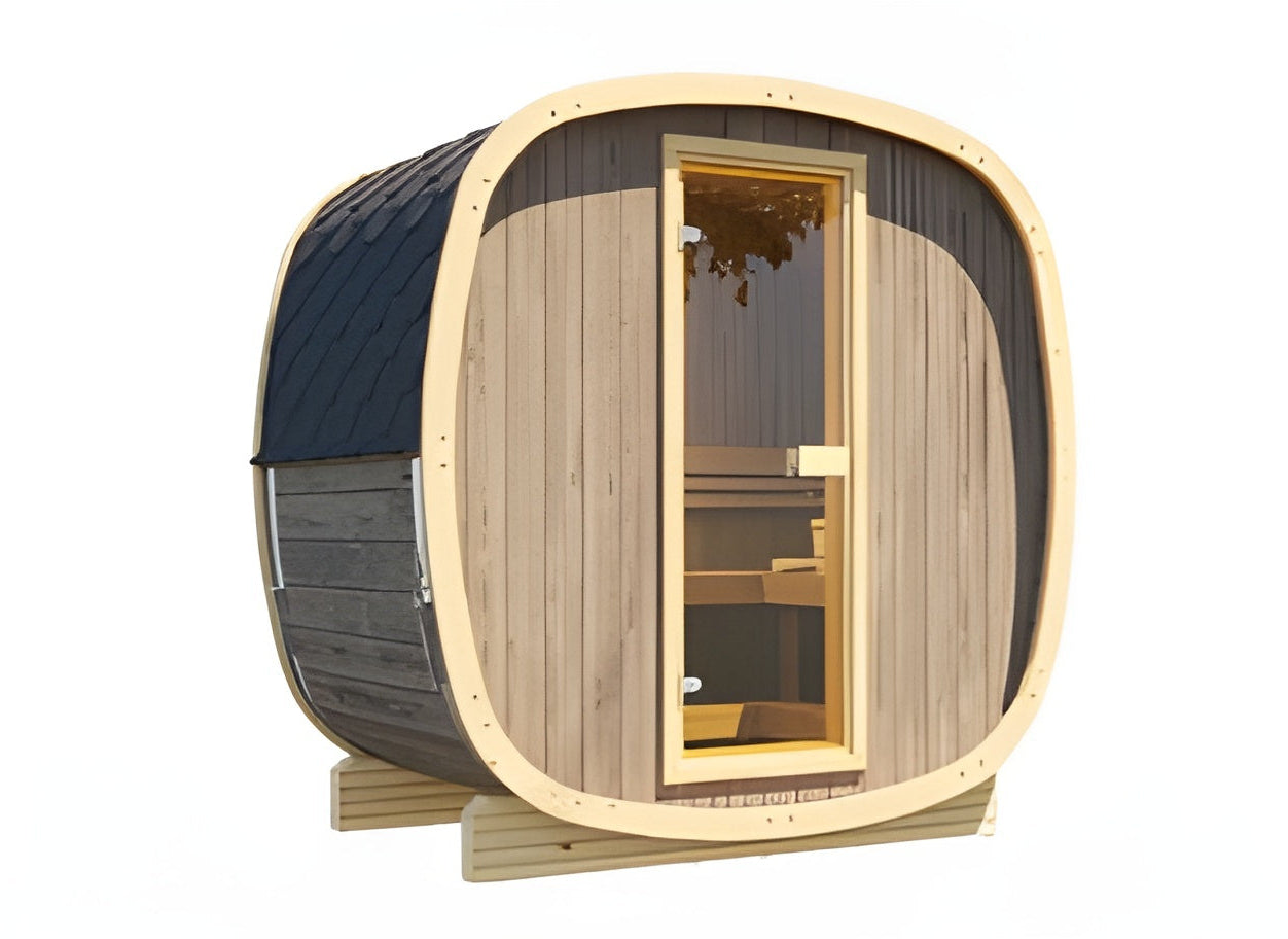 Sauna zewnętrzna ogrodowa R-UKU 130 dla 2-4 osób