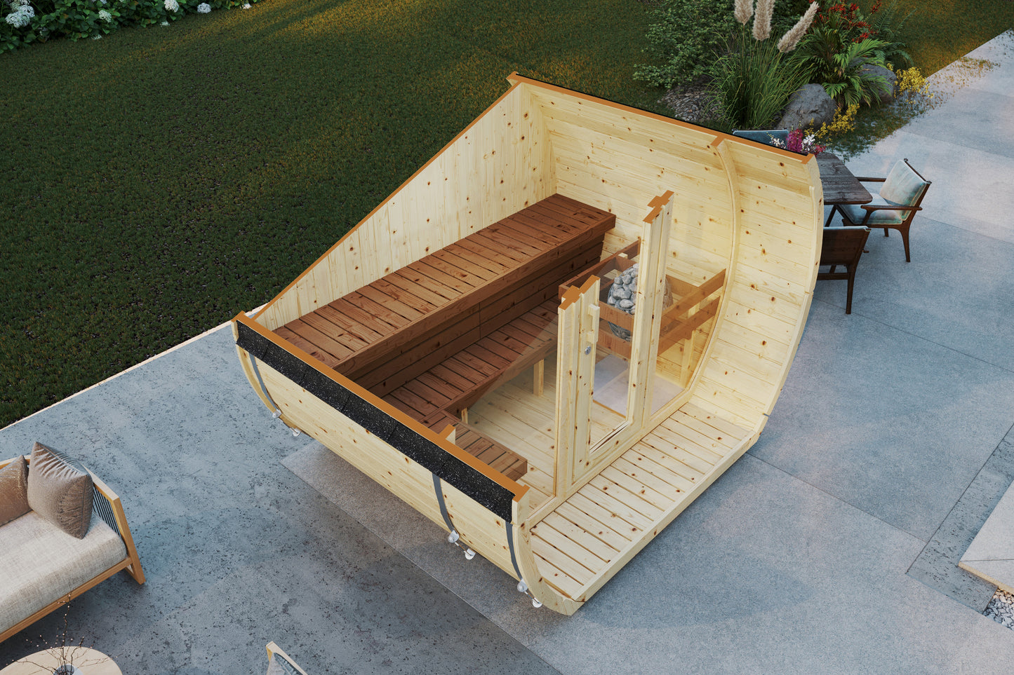 Sauna zewnętrzna OSA 200BH dla 3-4 osób