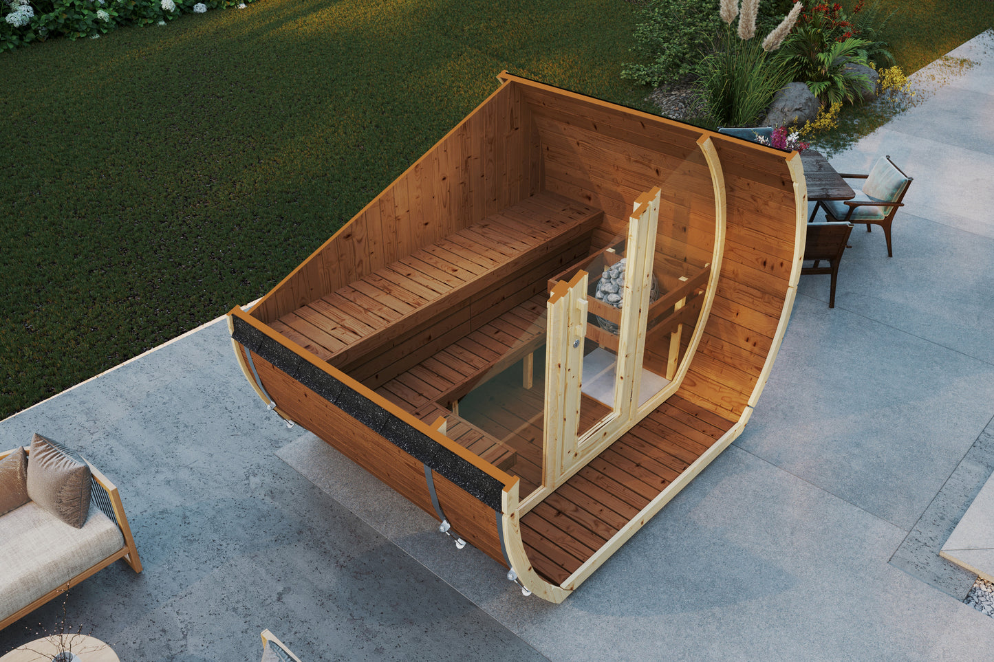 Sauna zewnętrzna OSA 200BH dla 3-4 osób