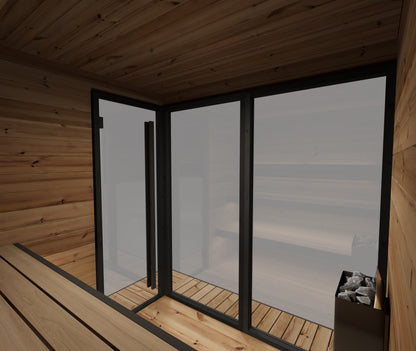 Sauna zewnętrzna ogrodowa L - HIKI