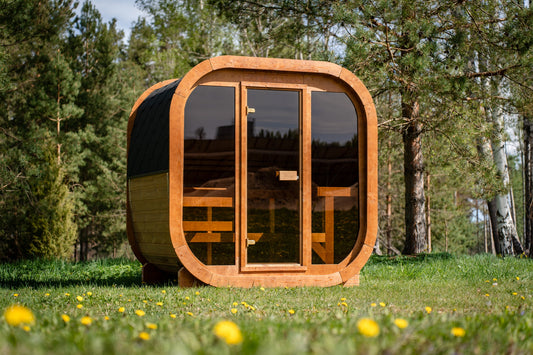 Sauna ogrodowa ICON 160 dla 3–4 osób – kompaktowa sauna zewnętrzna