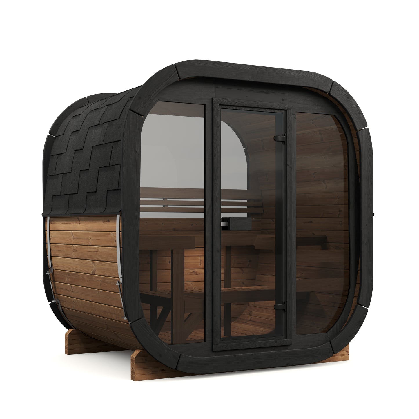 Sauna ogrodowa ICON 160 dla 3–4 osób – kompaktowa sauna zewnętrzna