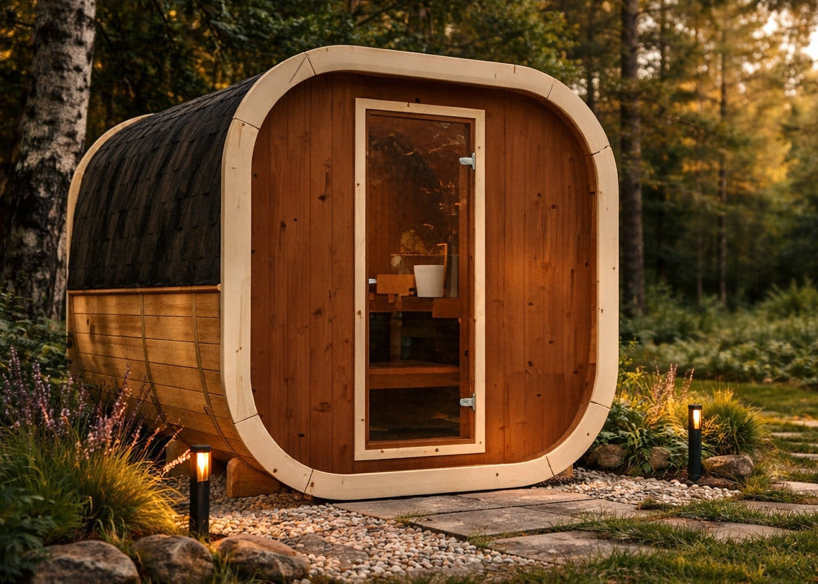 Sauna zewnętrzna ogrodowa ICON 130 dla 2-4 osób