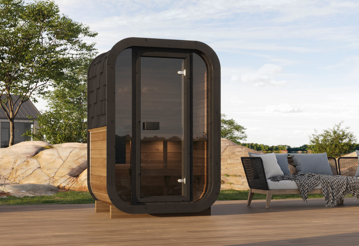 Sauna zewnętrzna ULLA 130 dla 1-2 osób