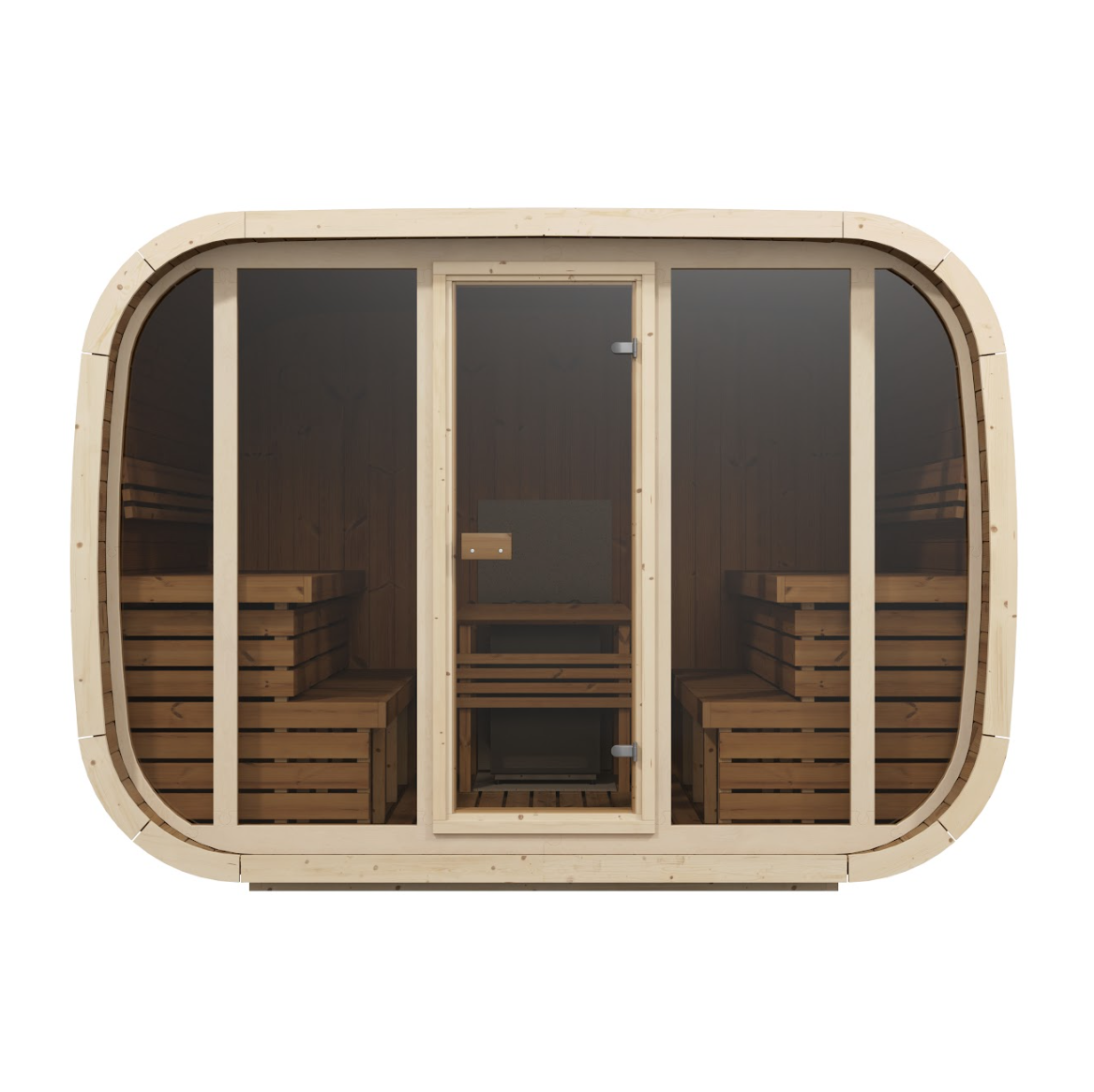 Sauna zewnętrzna KLAAR 230 dla 6-8 osób