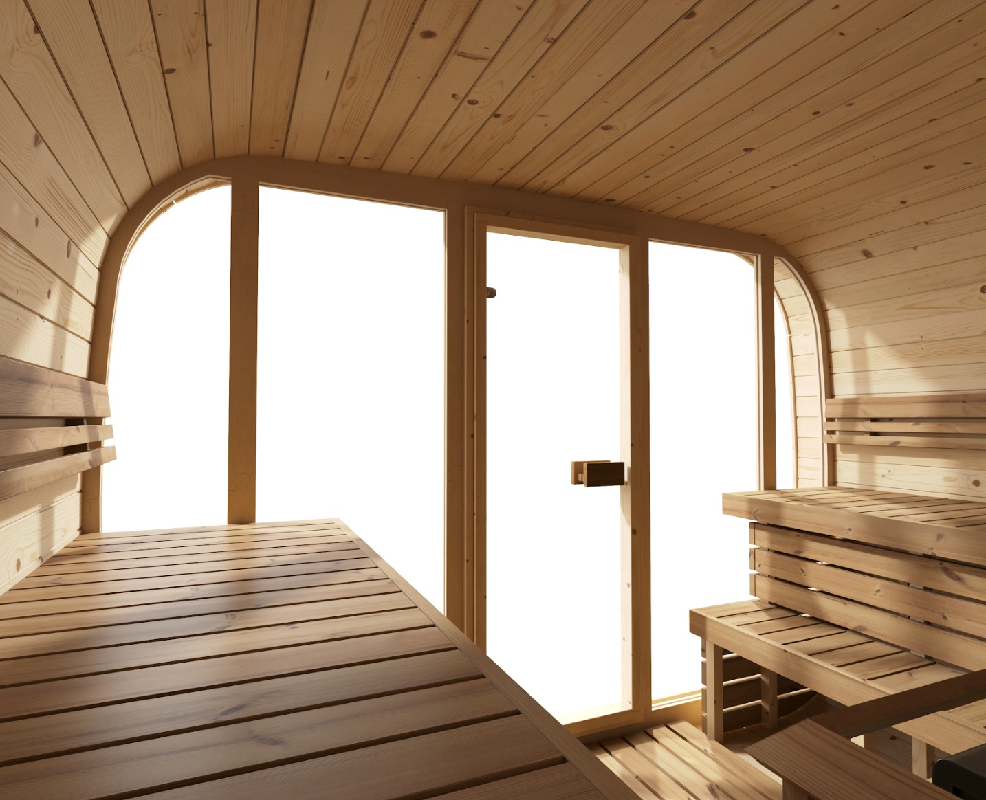 Sauna zewnętrzna KLAAR 230 dla 6-8 osób