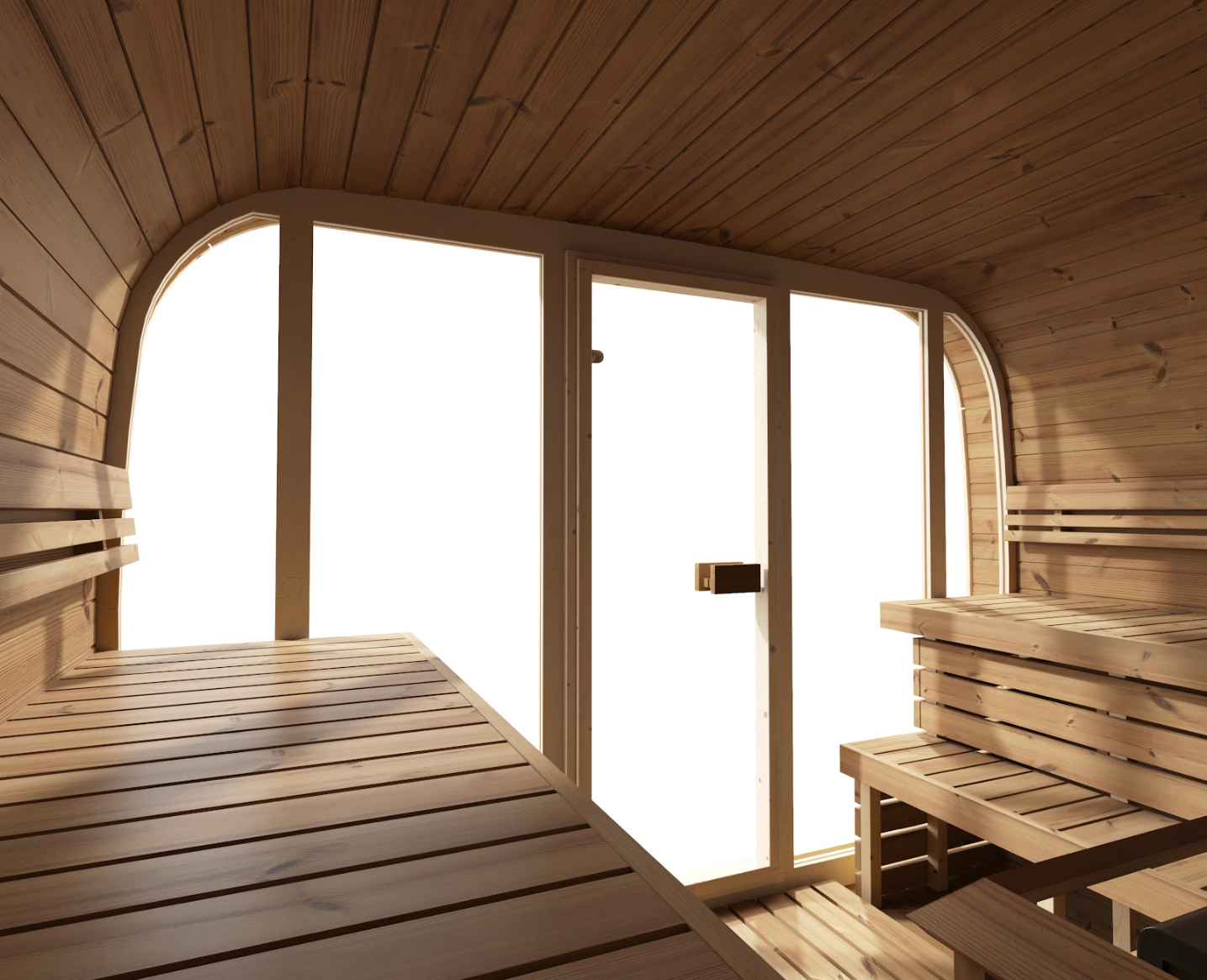 Sauna zewnętrzna KLAAR 230 dla 6-8 osób