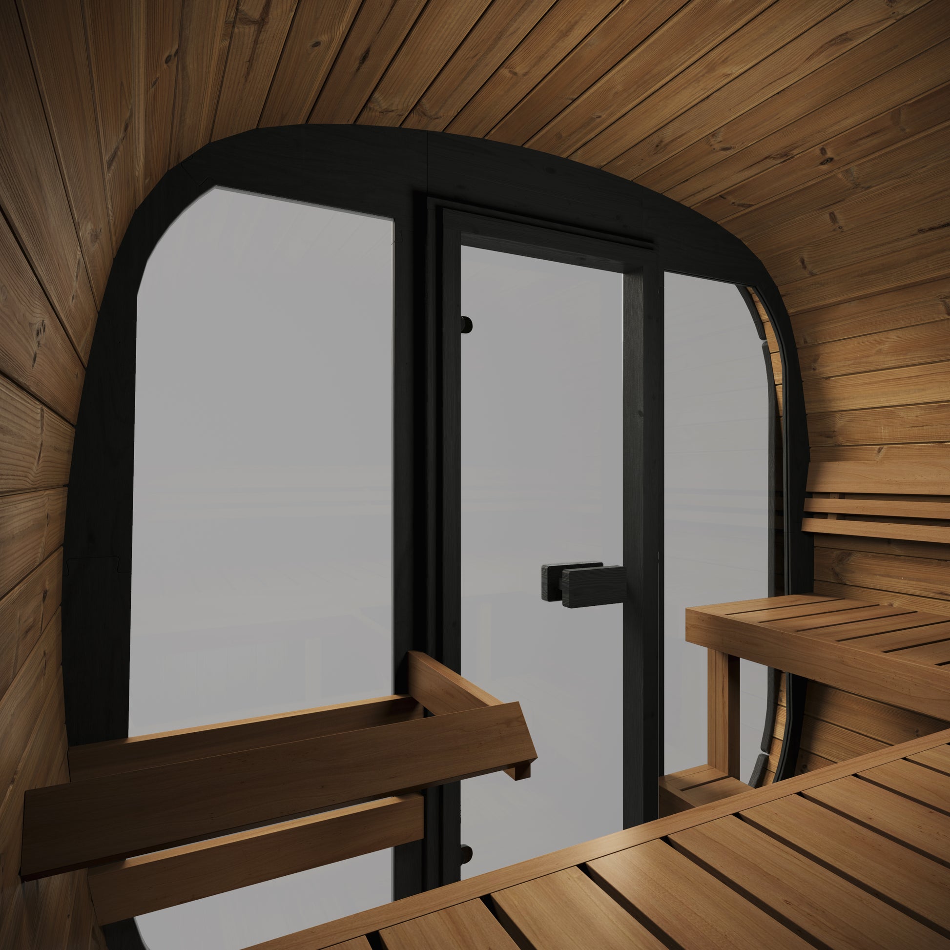 Sauna ogrodowa ICON 160 dla 3–4 osób – kompaktowa sauna zewnętrzna