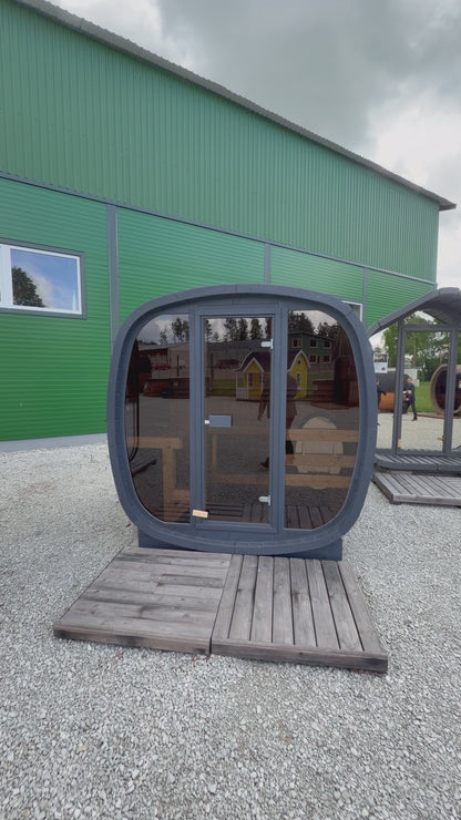 Barrel garden sauna for 2-4 people R-UKU 160