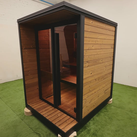 Sauna zewnętrzna ogrodowa S-HIKI dla 2-4 osób