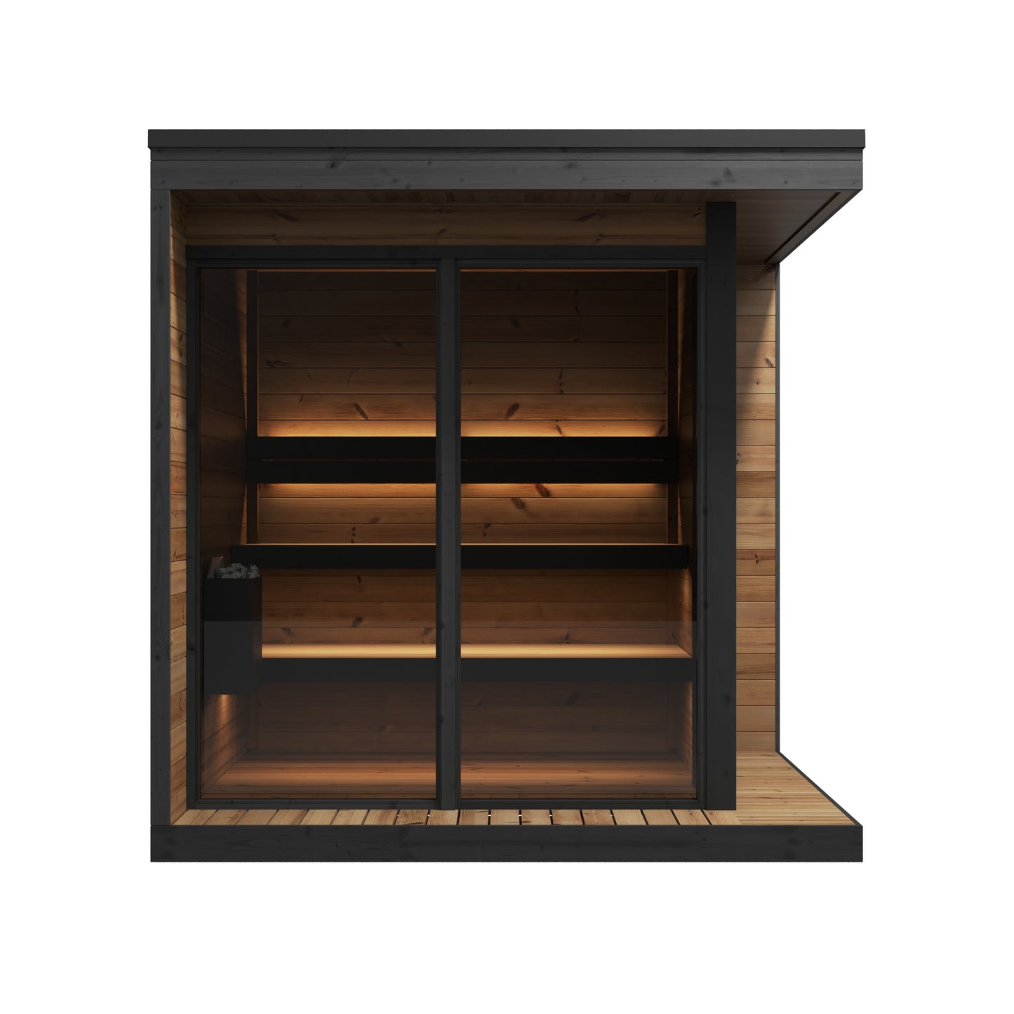 Sauna zewnętrzna ogrodowa L - HIKI