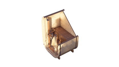 Sauna wewnętrzna ELLA H2 (szer. 130 cm) dla 1-2 osób