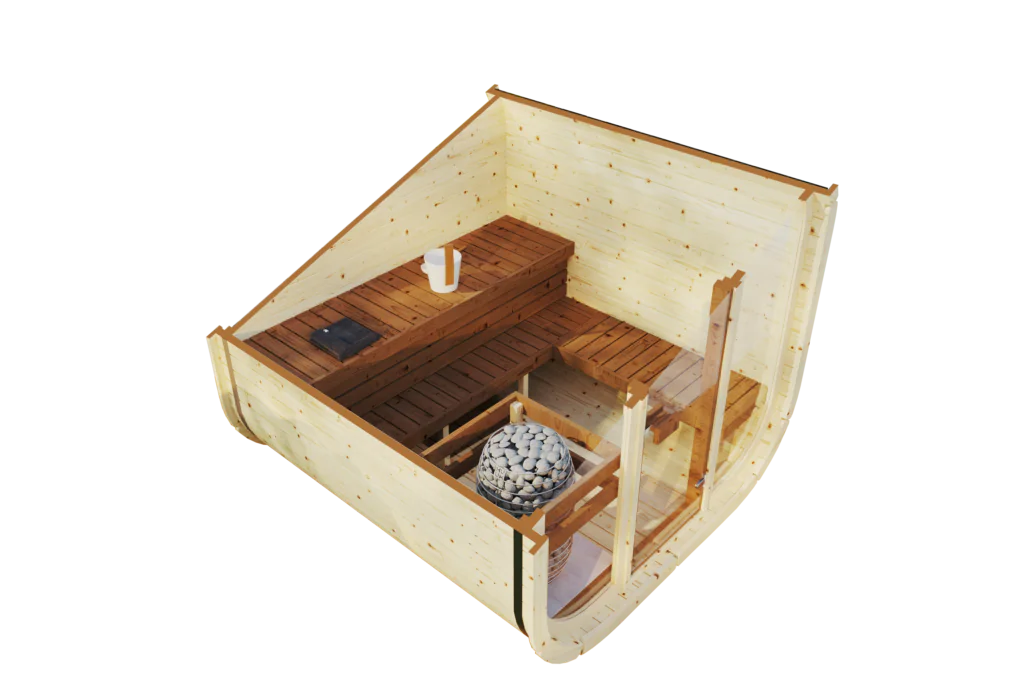 Sauna ogrodowa HIPP 230 dla 4-6 osób