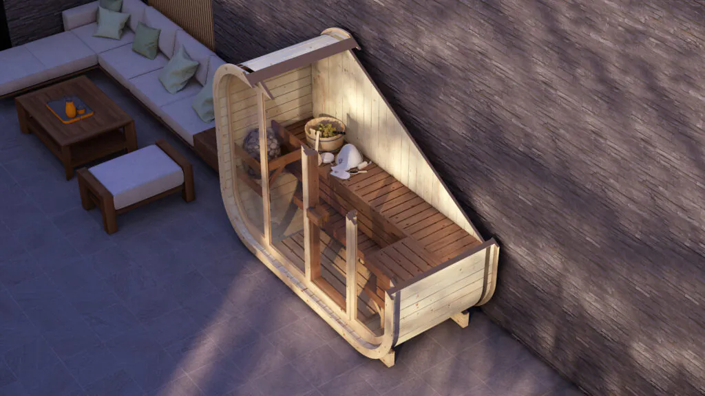 Sauna wewnętrzna ALLA H1 dla 4 osób